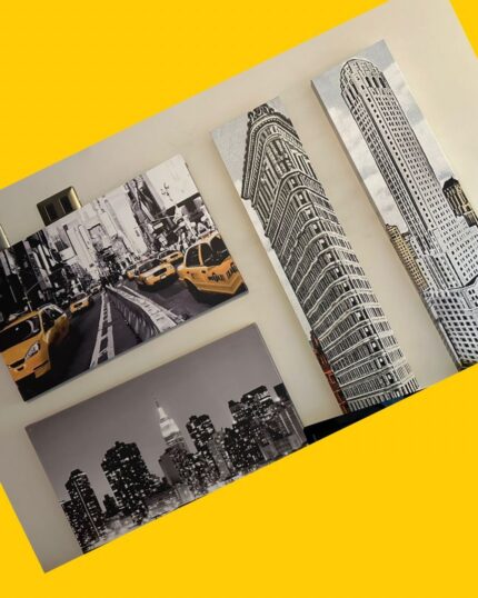 4 cuadros decorativos NY