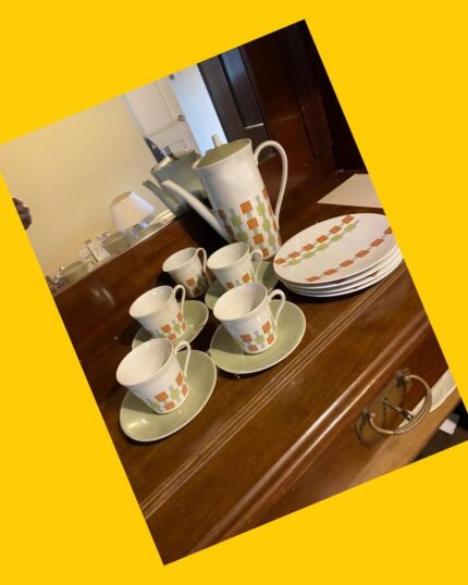 Juego de café de porcelana
