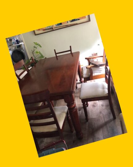 Juego de comedor / 6 sillas