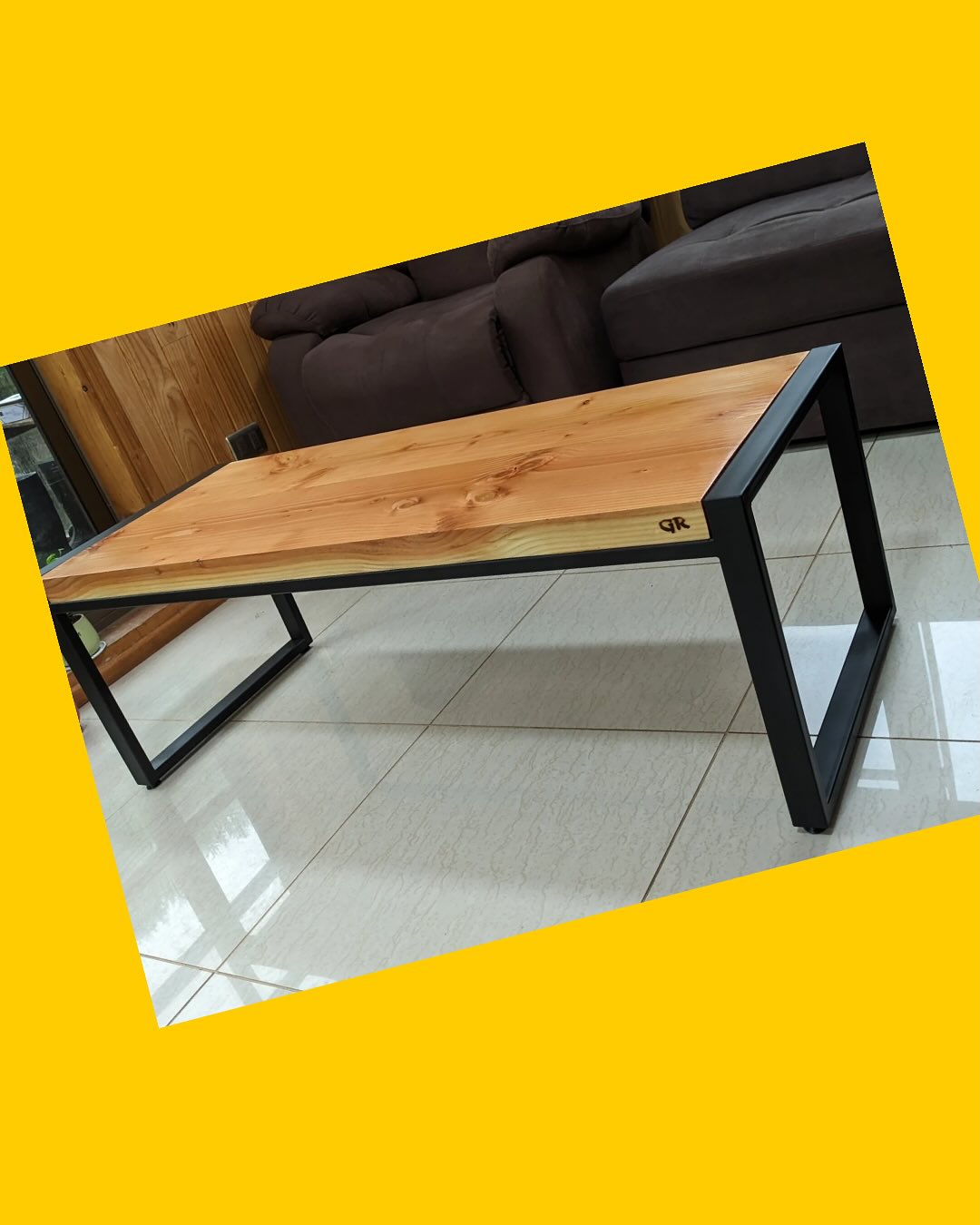 Mesa de centro pino oregón
