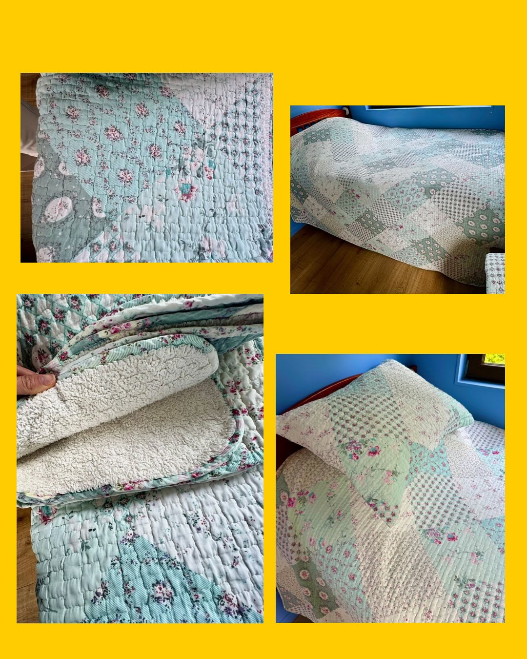Cubrecama colcha con funda de almohada