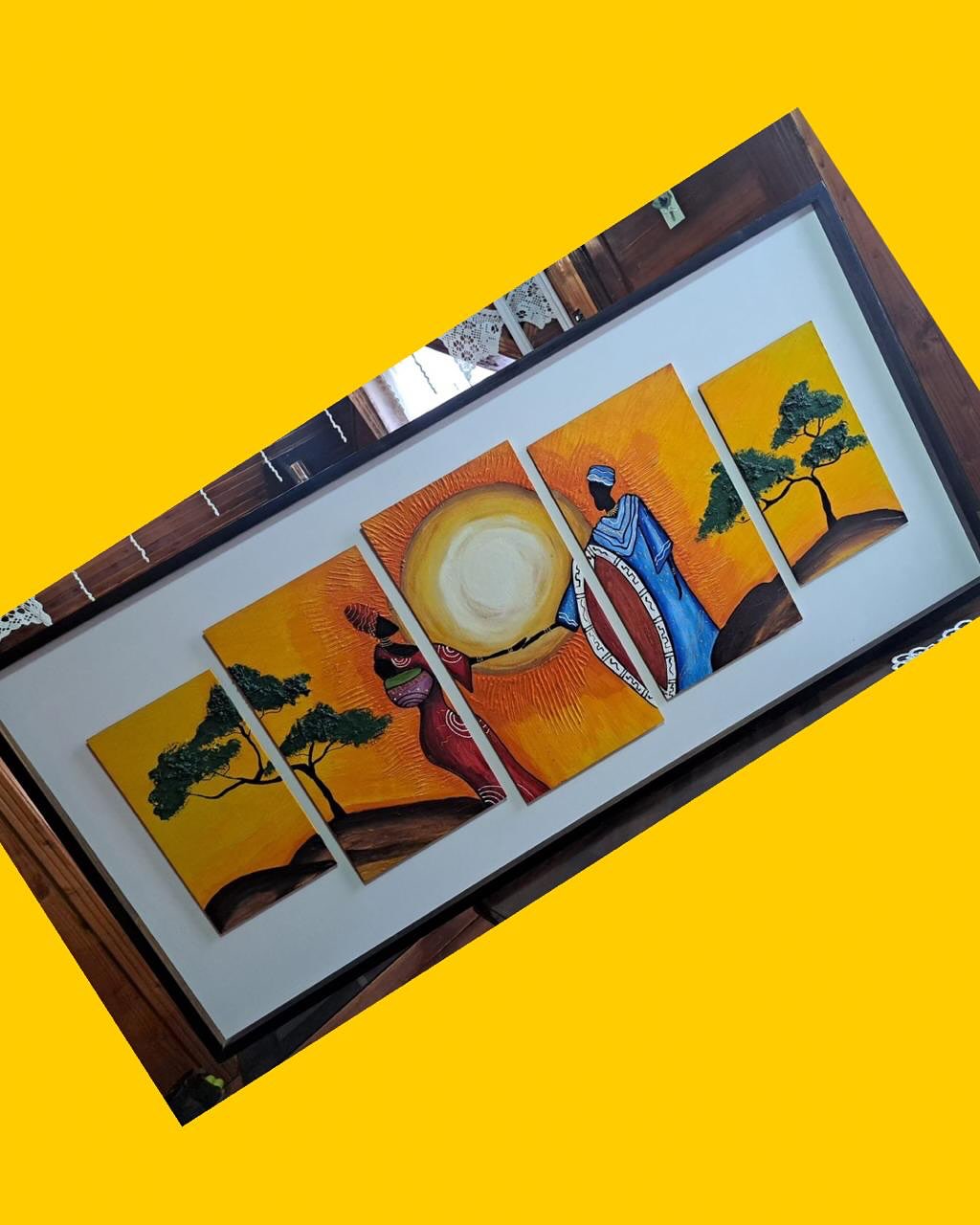 Cuadro 143 x 68 cms
