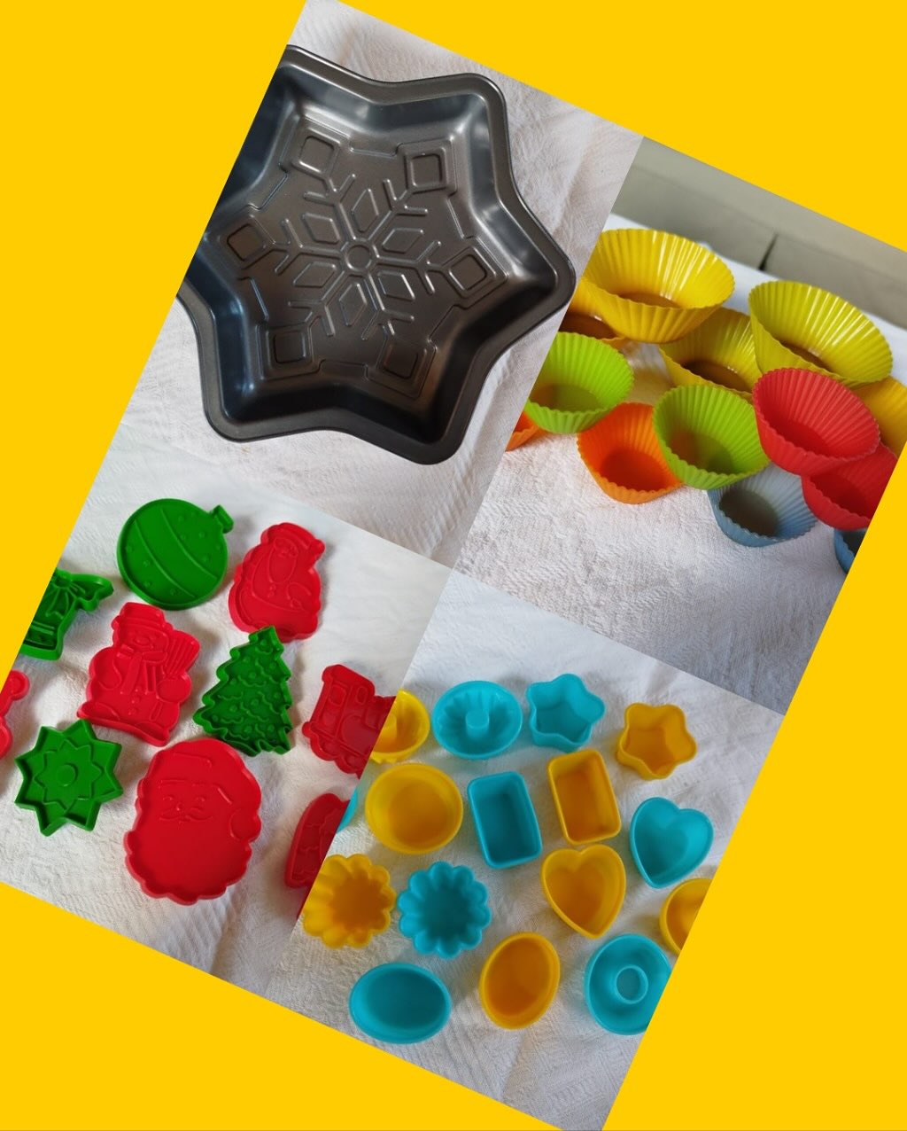 Set de moldes de repostería