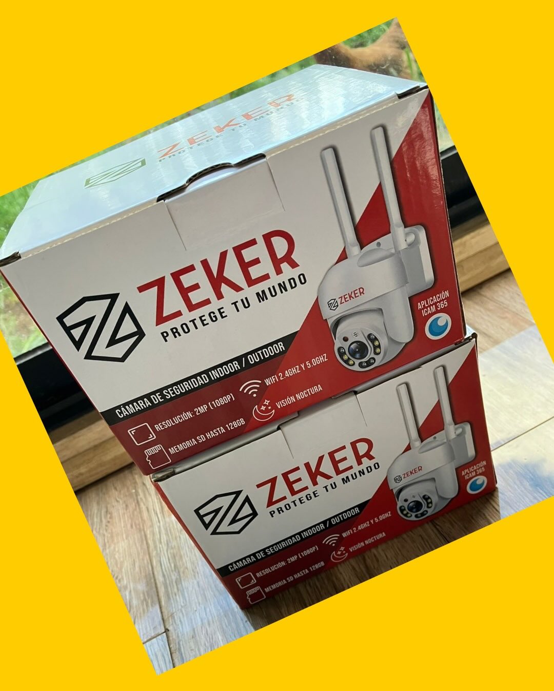 2 cámaras de seguridad Zeker