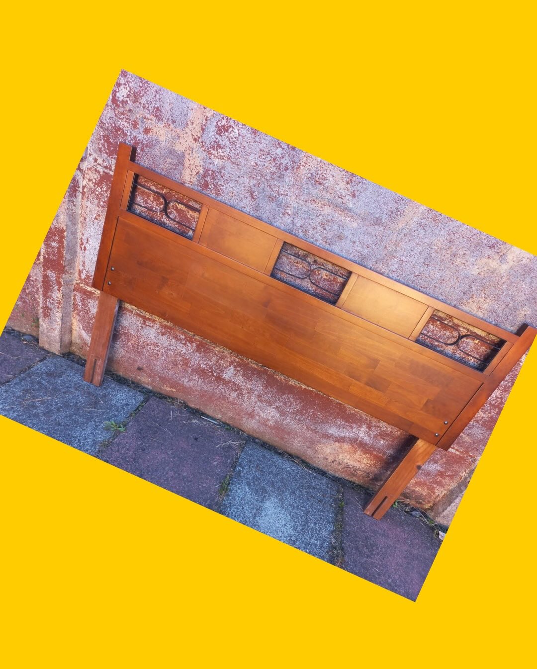 Respaldo de madera 2 plazas Rosen