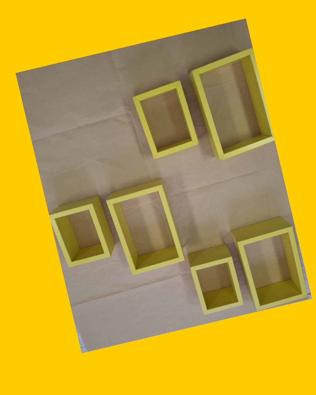 3 pares de repisas colgantes