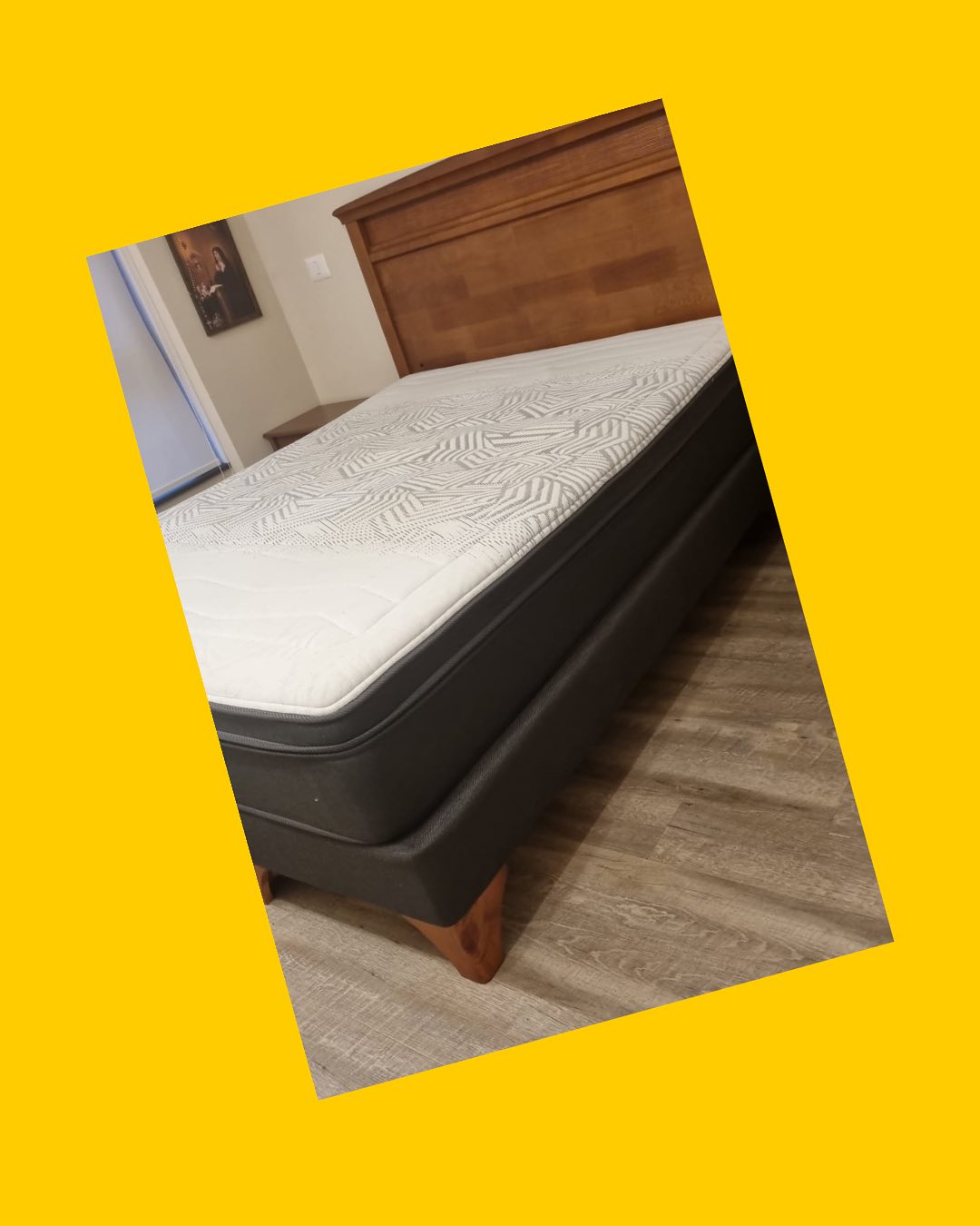 Cama europea 2 plazas Rosen