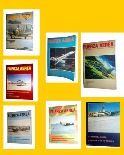 Pack 7 revistas de la Fuerza Aérea