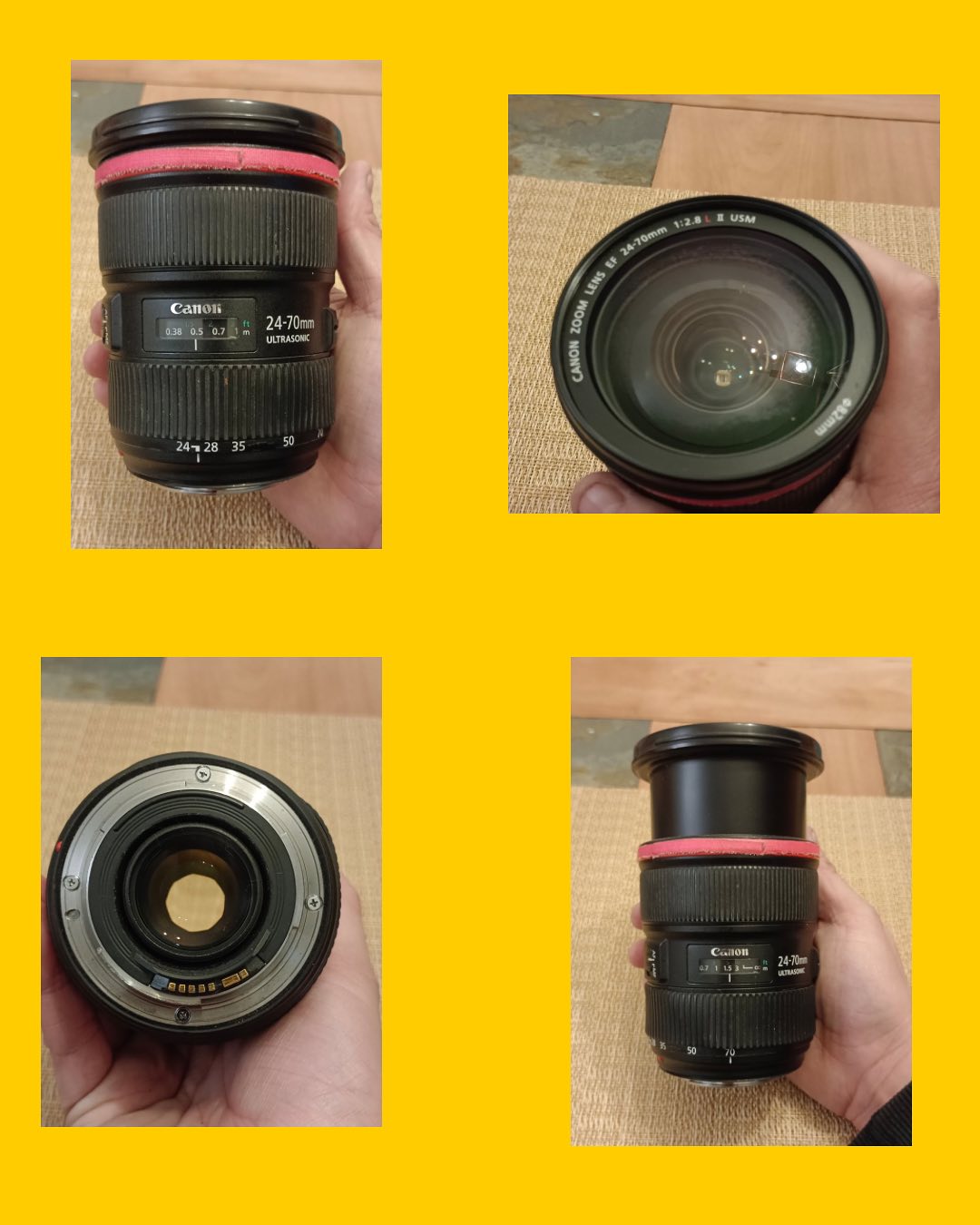 Lente Canon 24-70 2.8 L II USM