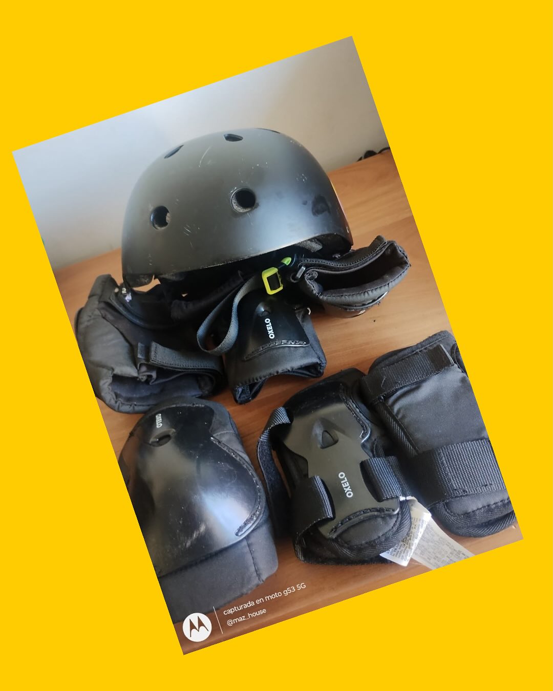 Casco + protecciones Hape