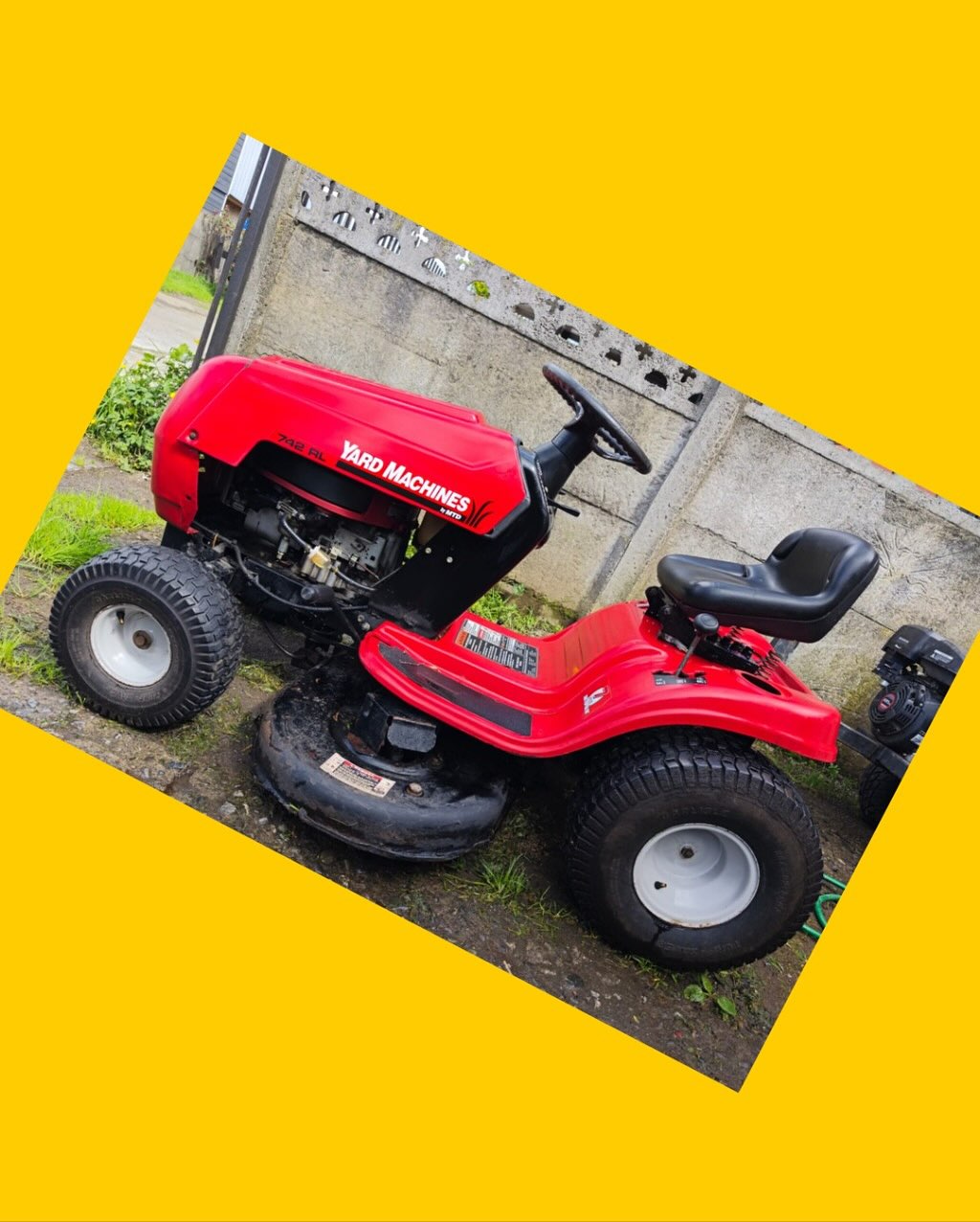 Tractor cortapasto Yard Machines