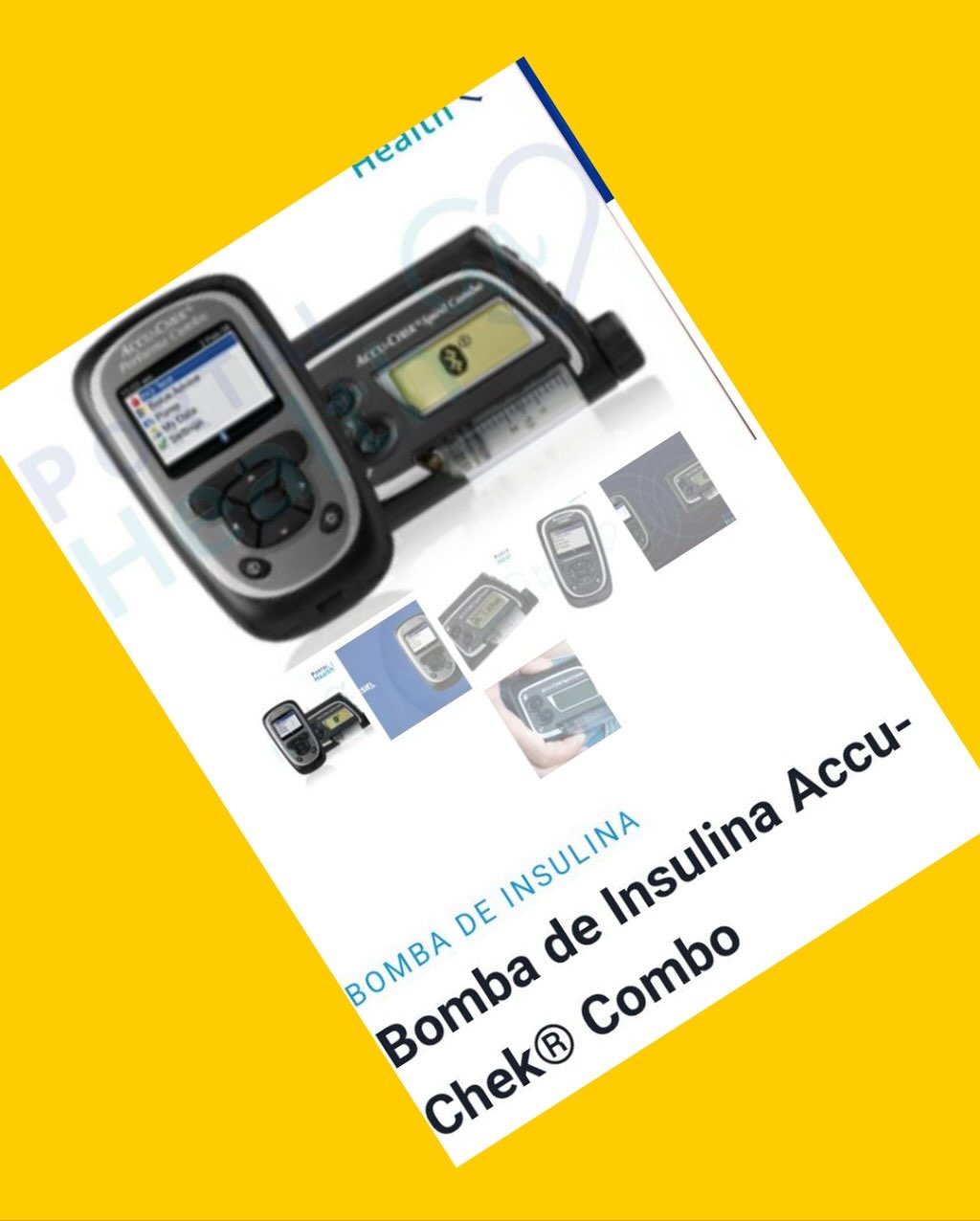 Bomba de insulina Accu-chek