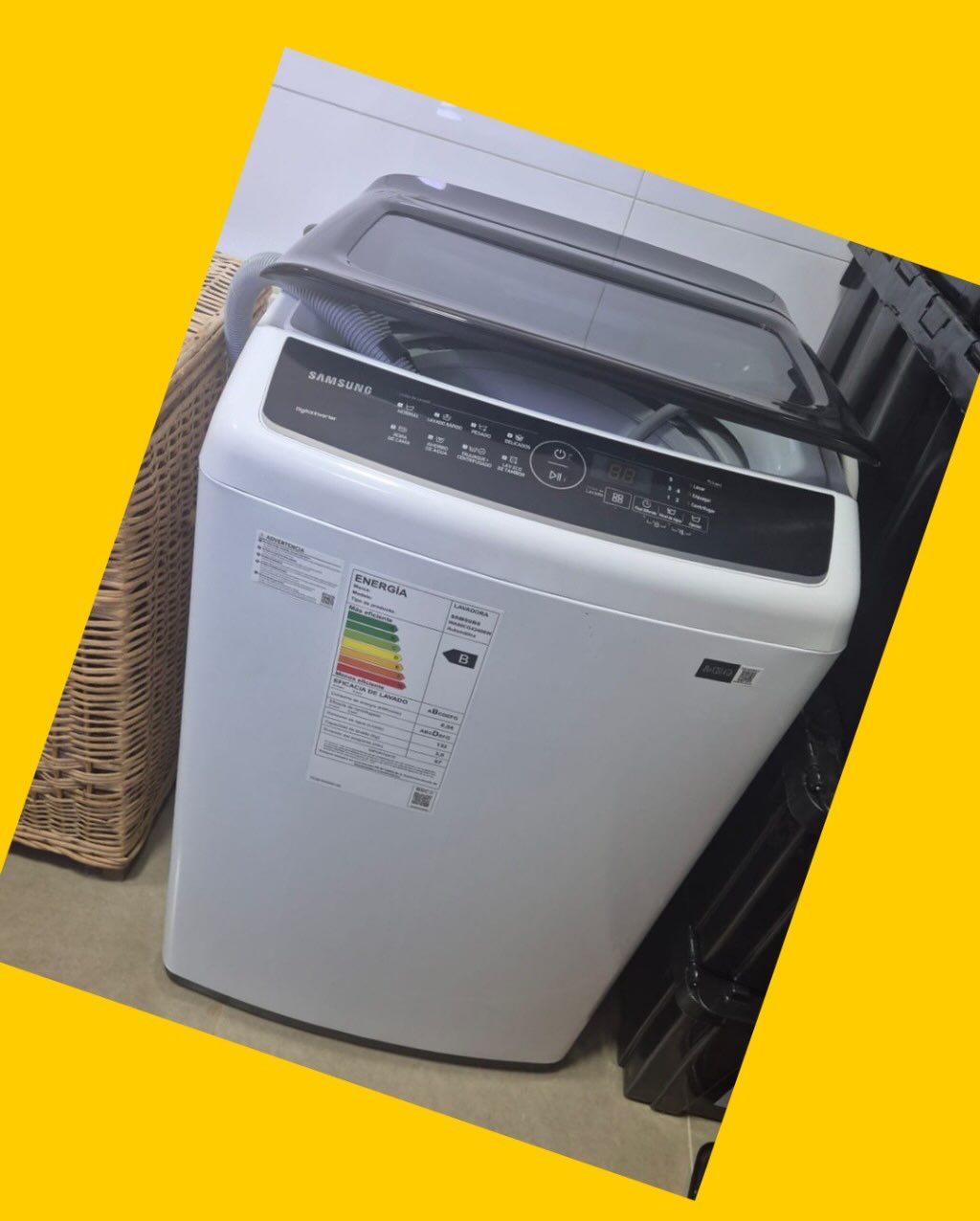 Lavadora 8 kilos Samsung
