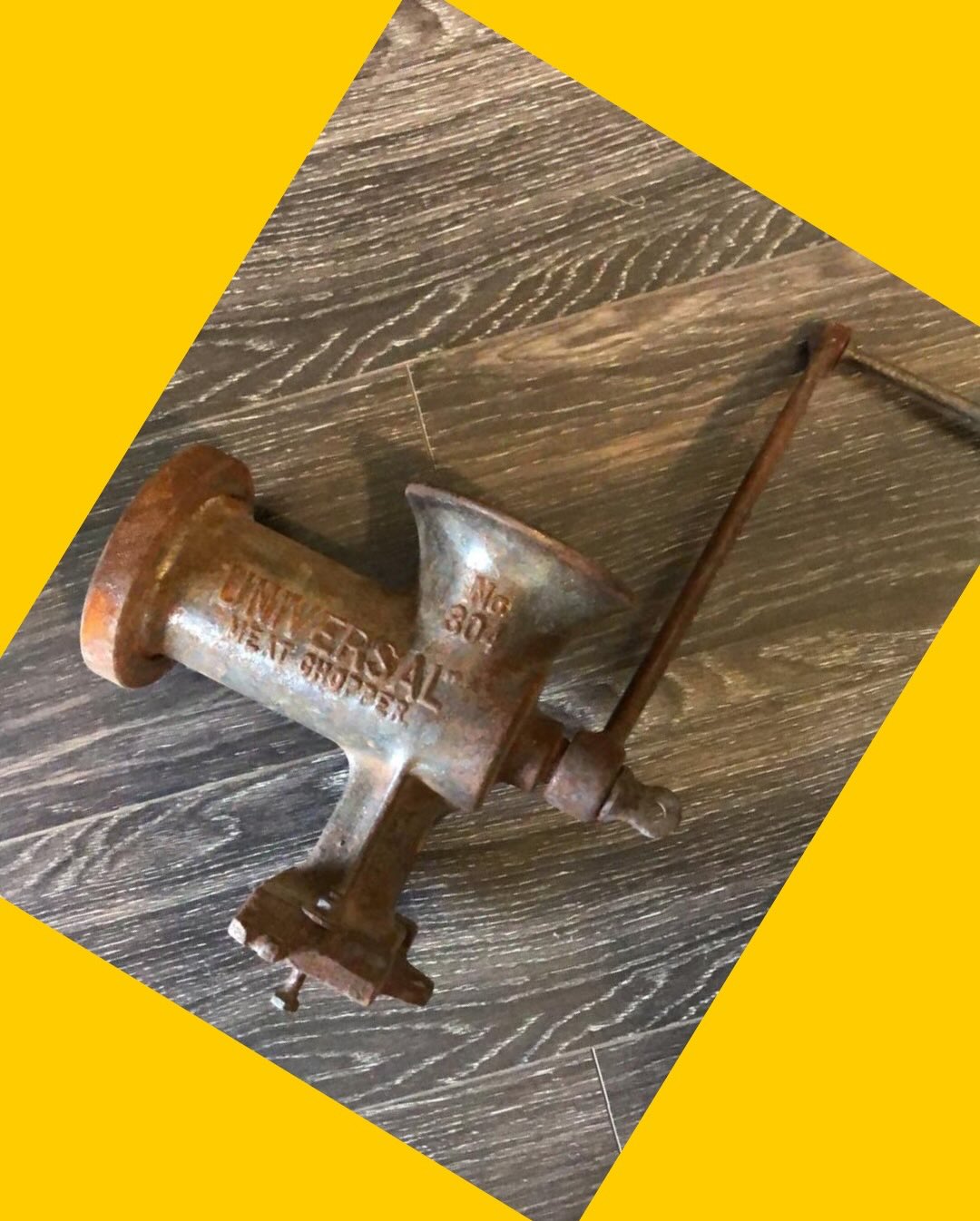 Moledor de carne antiguo