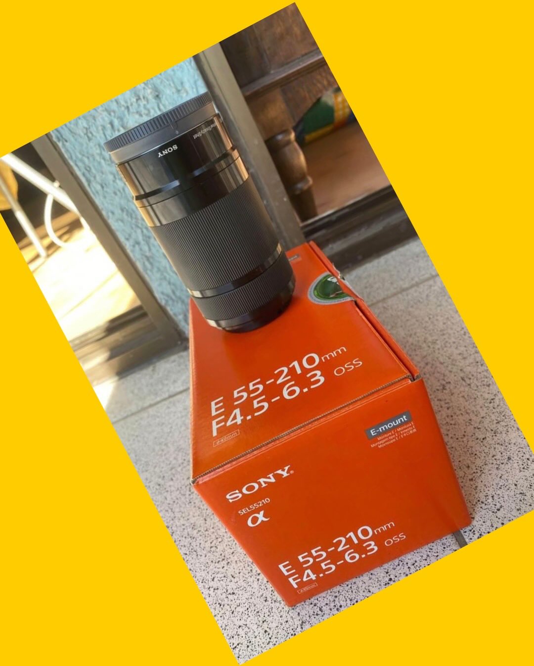 Lente fotográfico 55-210mm Sony