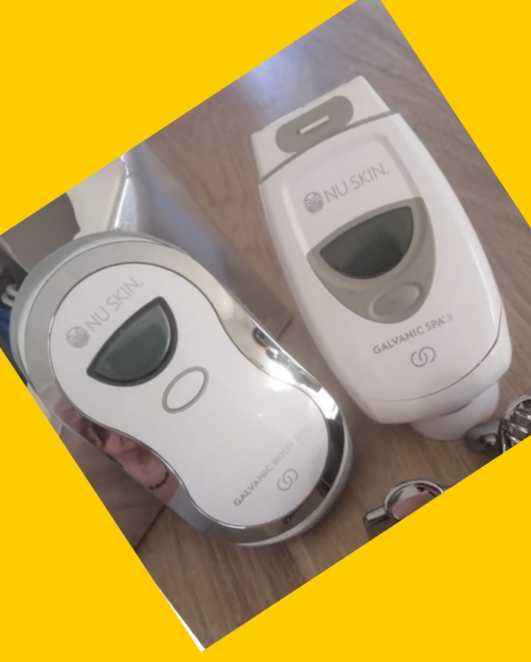 Máquinas galvánica corporal y galvánica facial Nuskin