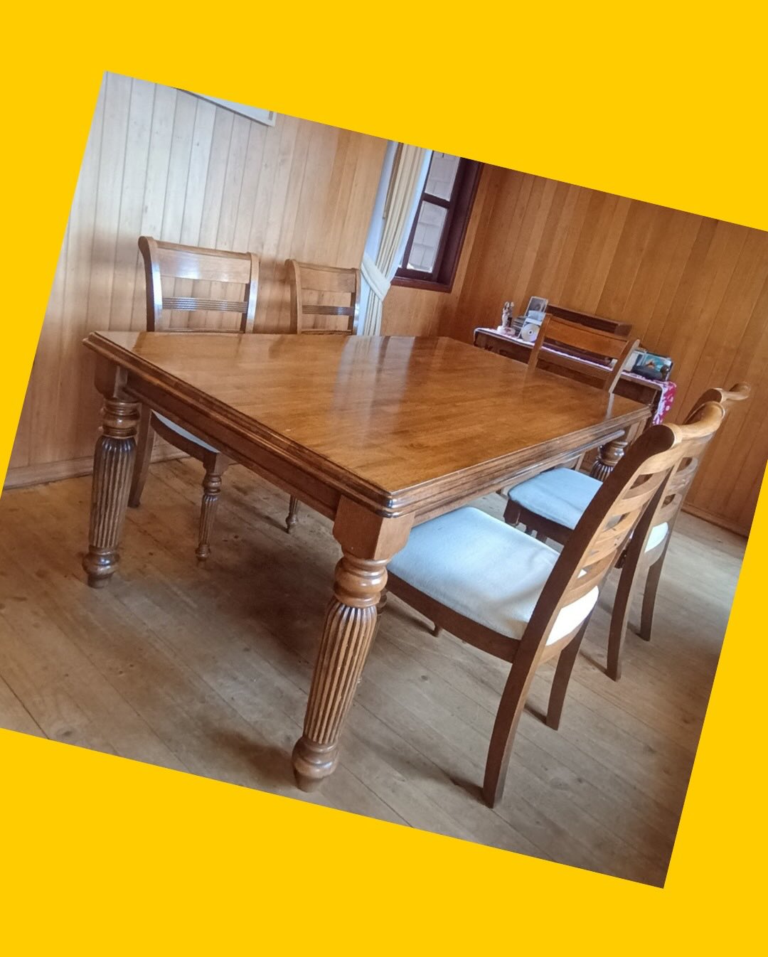 Juego de comedor / 6 sillas