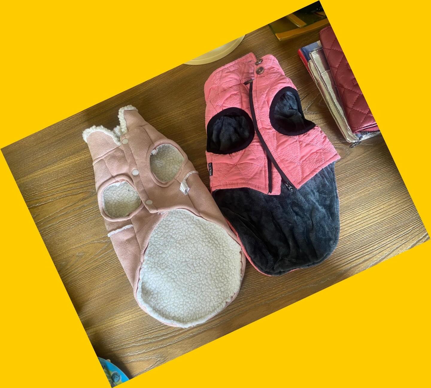 2 chaquetas de perrita mediana