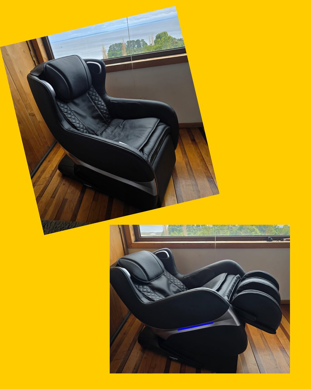 Bergere cuero Cannon Home