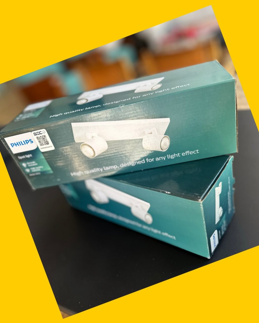 Foco sobrepuesto cielo/muro doble dirigible Philips