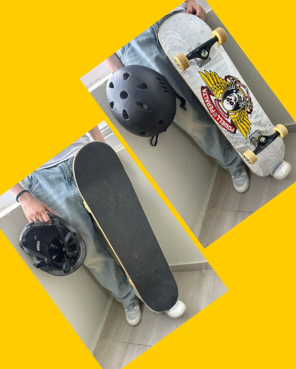Skate + casco Powell Peralta