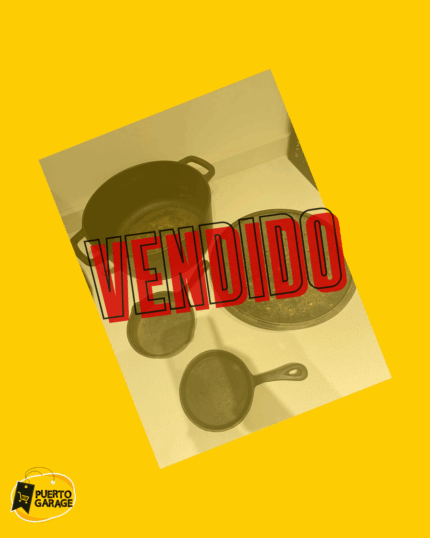4 ollas y sartenes de fierro