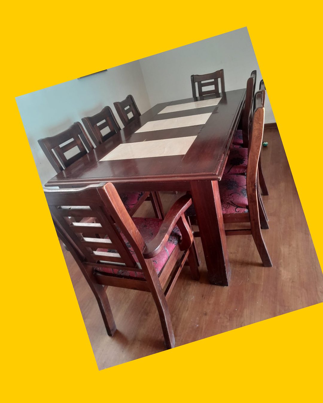 Juego de comedor / 8 sillas