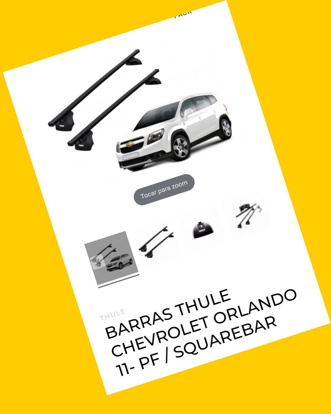 Barras con fijaciones Thule