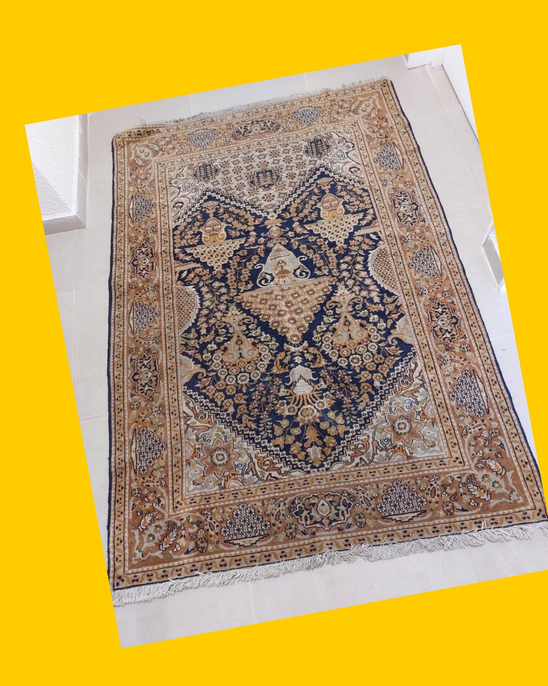 Alfombra persa 184 x 123 cms