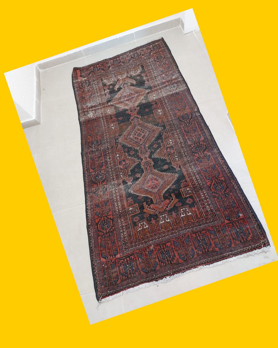 Alfombra persa 190 x 96 cms