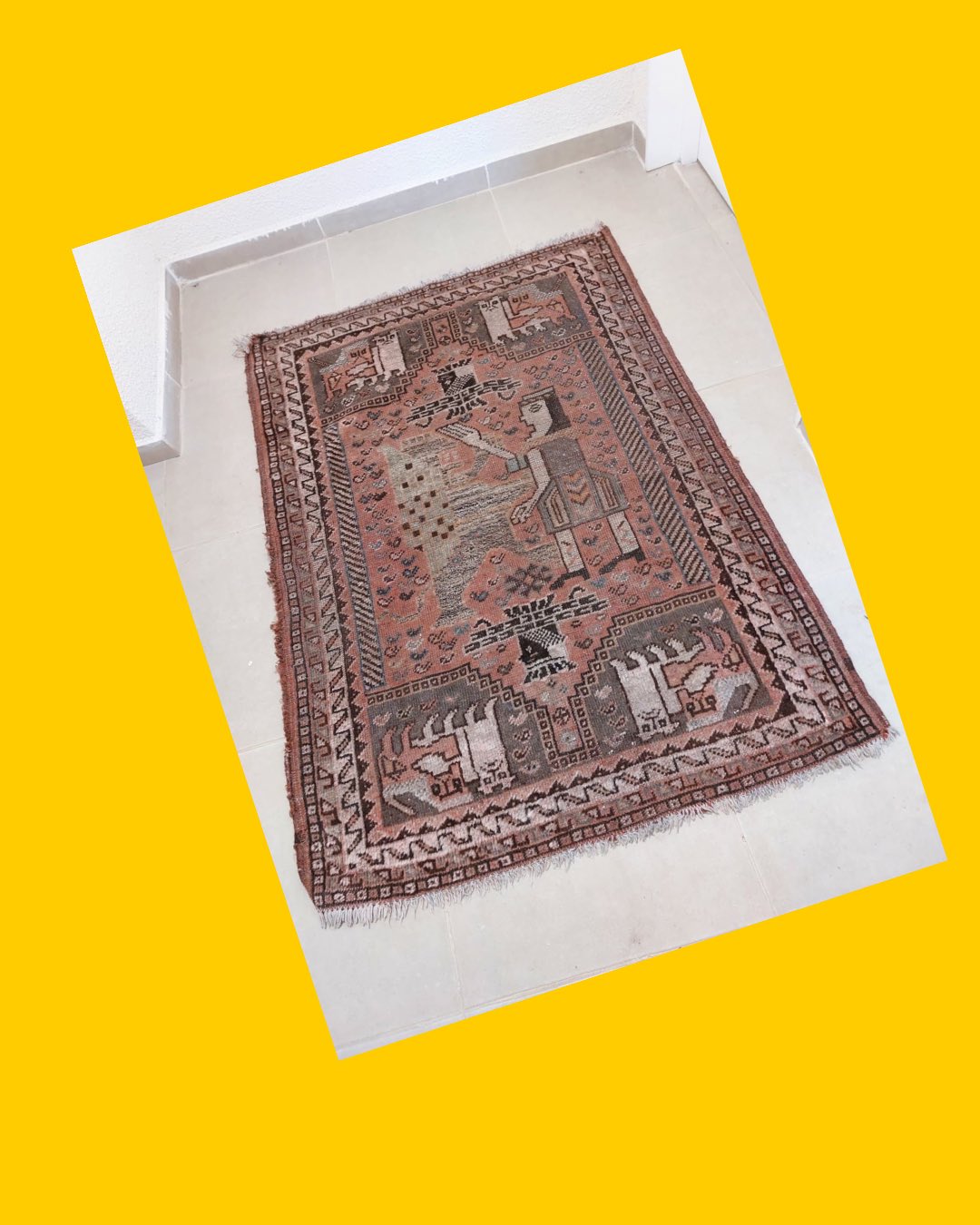 Alfombra persa 148 x 107 cms