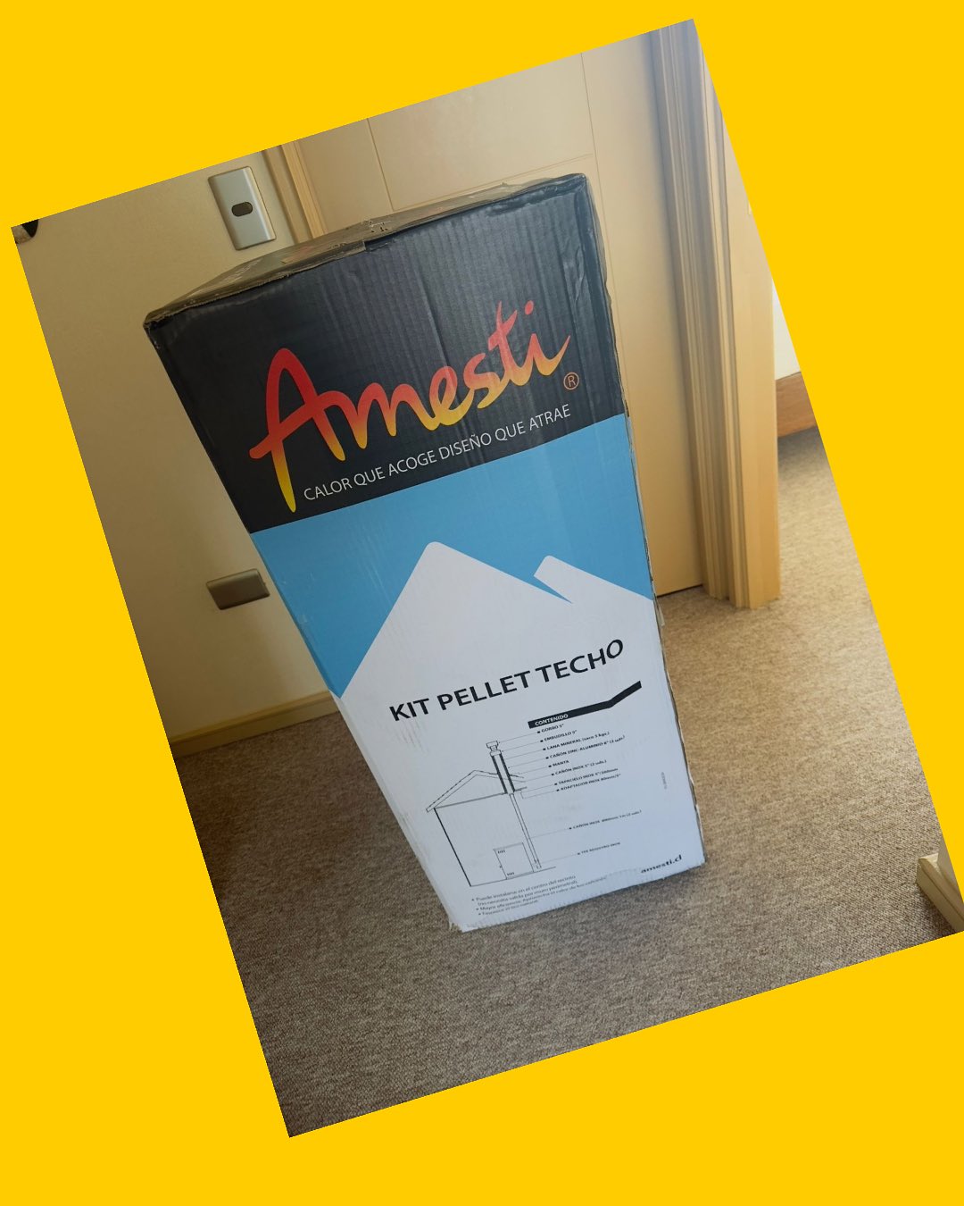 Kit para instalación estufa pellet Amesti