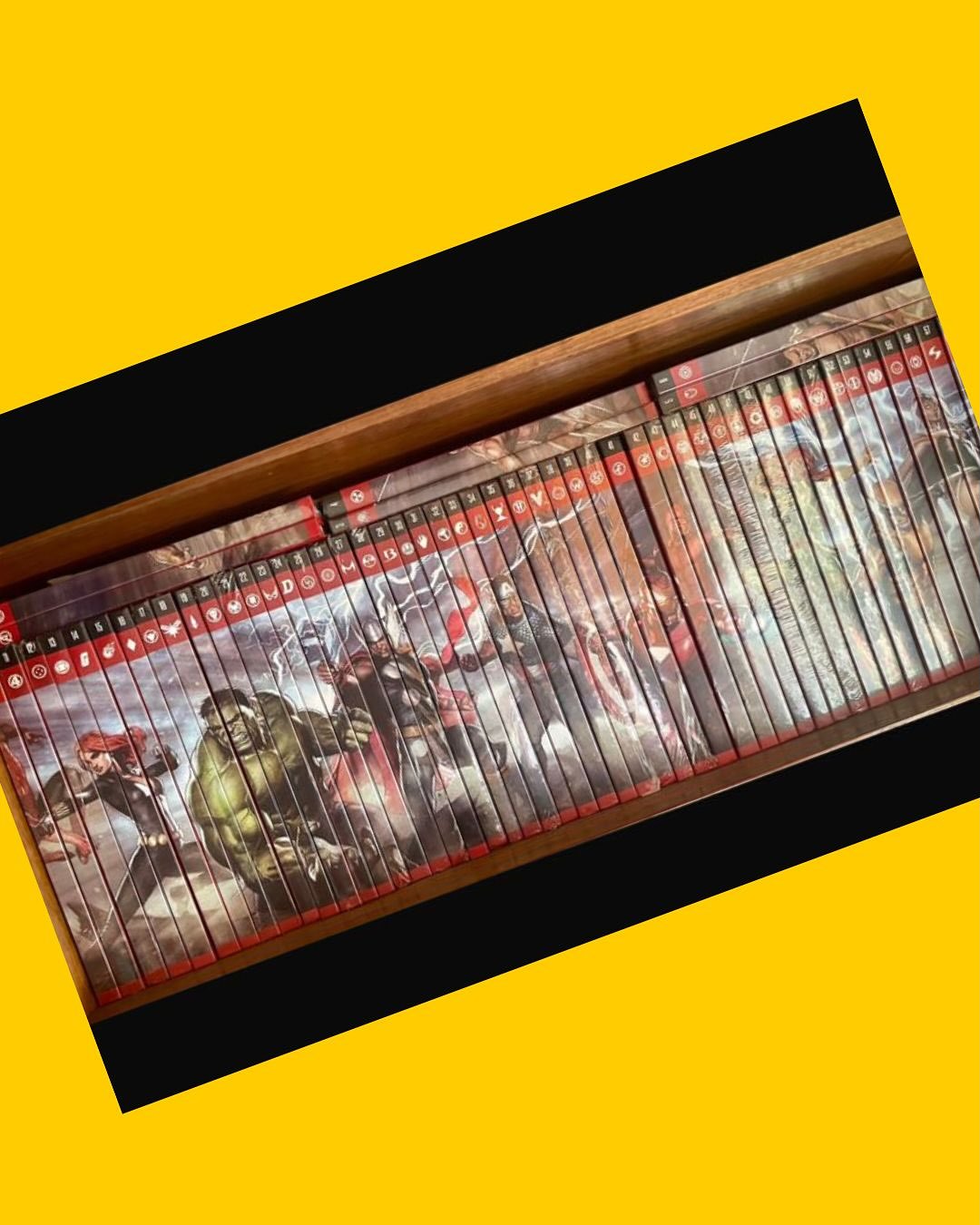 Colección de 60 novelas gráficas Marvel “Los héroes más poderosos de Marvel”
