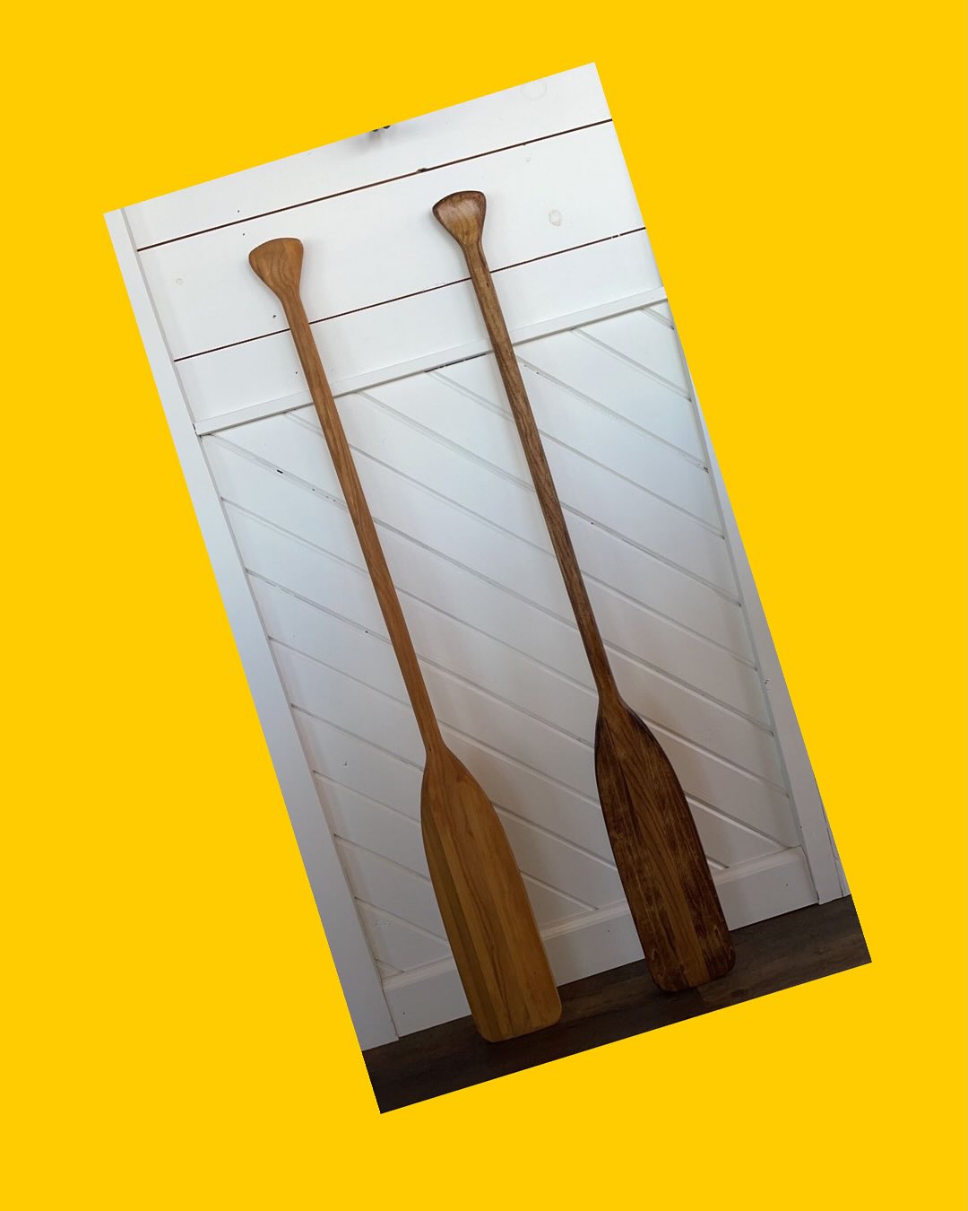 Par de remos de decoración
