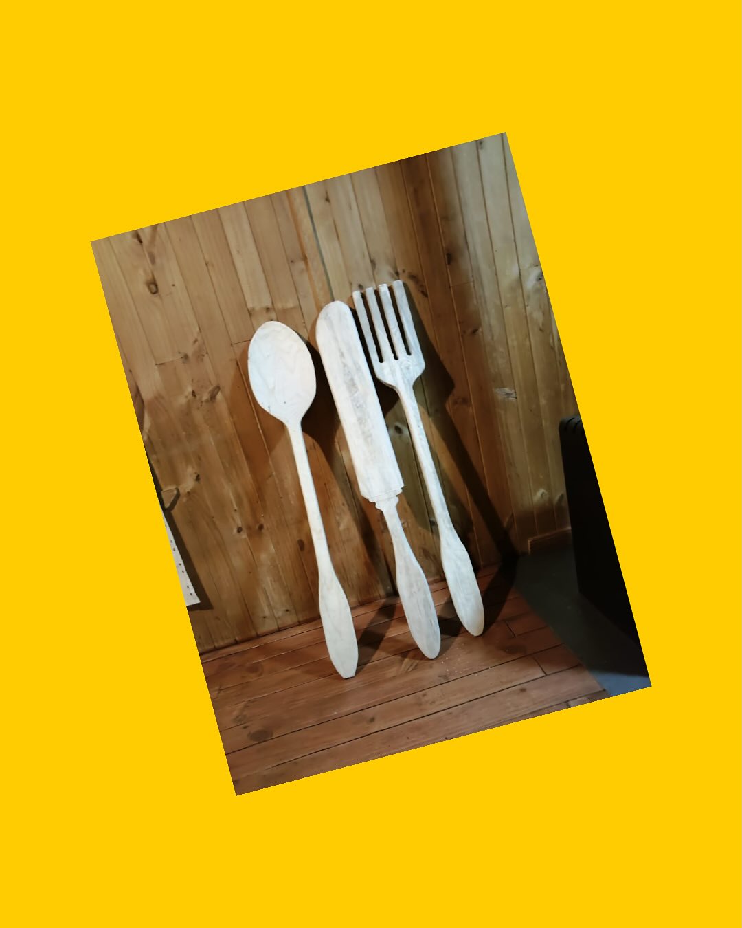 Set de cubiertos de decoración 120 cms