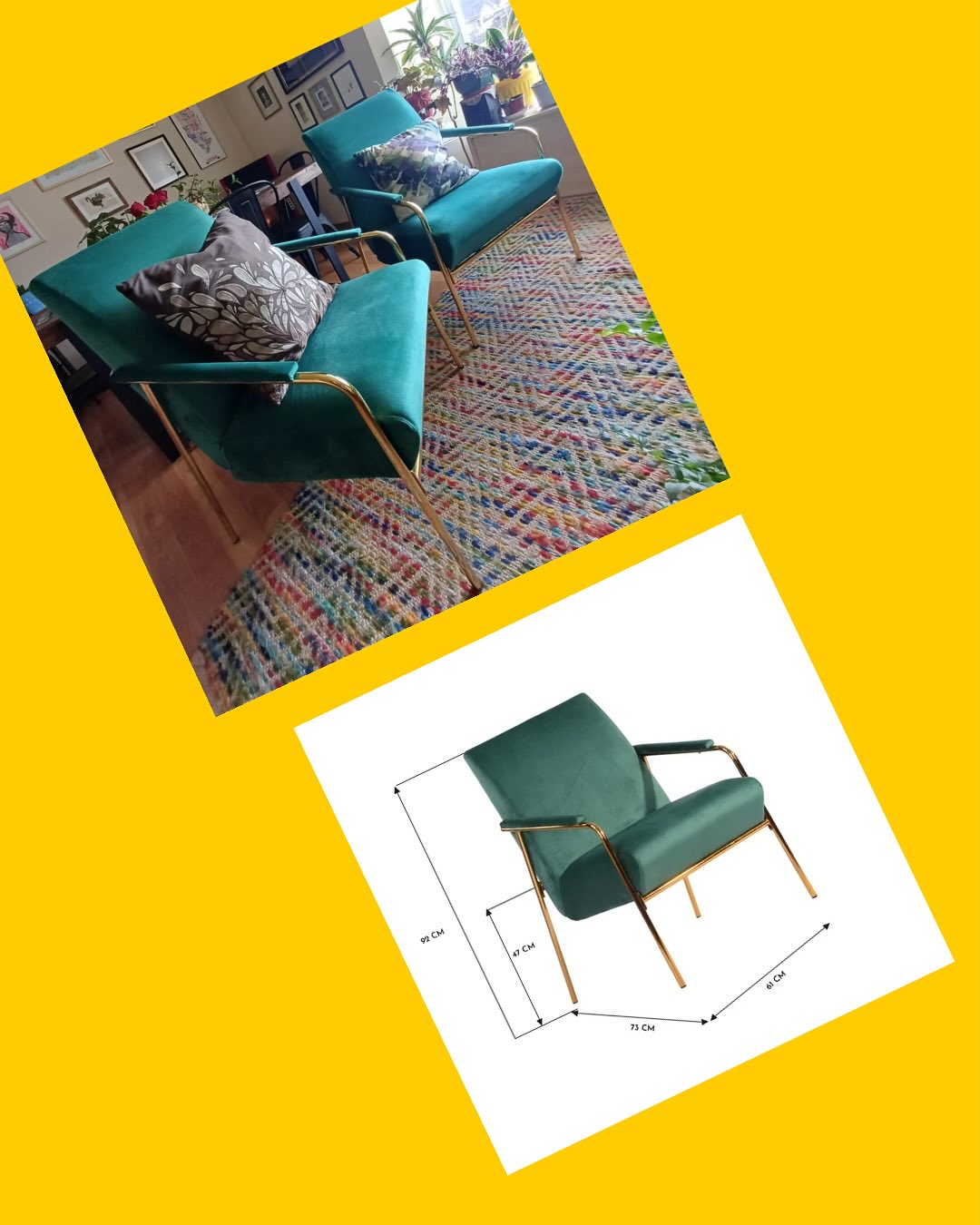 2 poltronas Novohaus