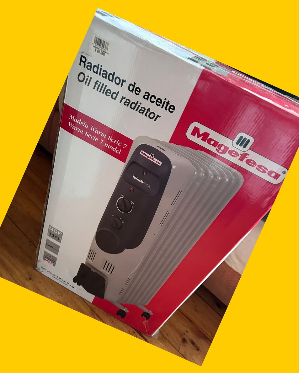 Calefactor eléctrico Magefesa