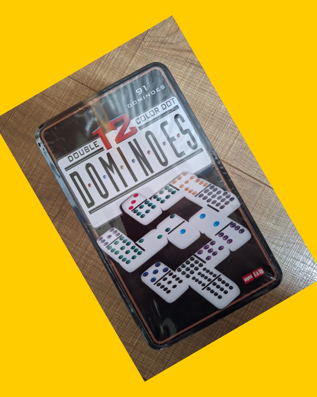 Juego Dominó Doble 12, 91 Dominos