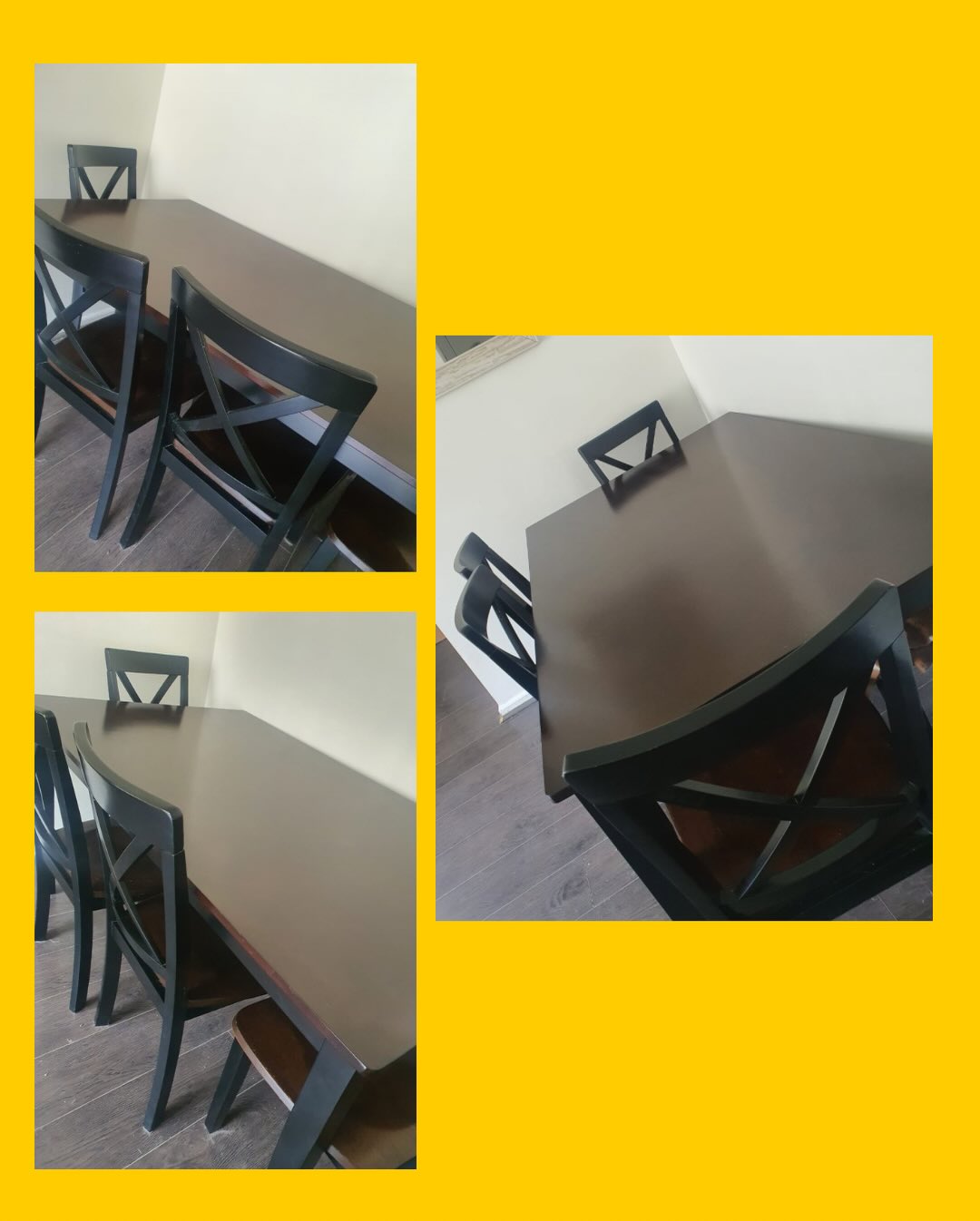 Juego de comedor / 4 sillas Ashley