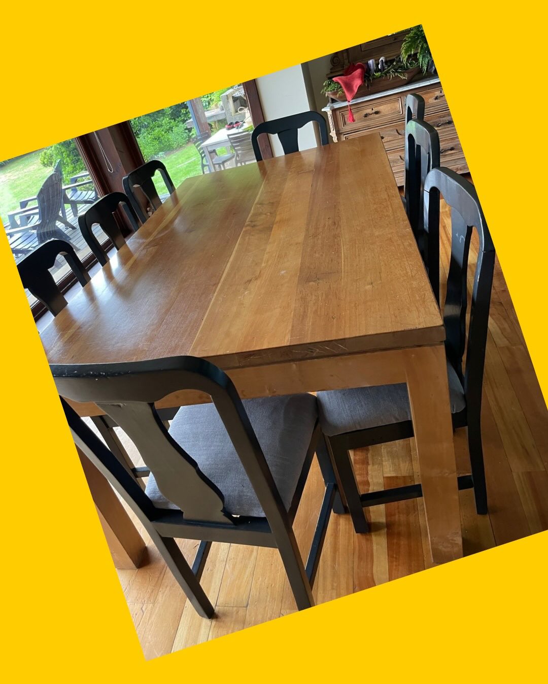 Juego de comedor / 8 sillas