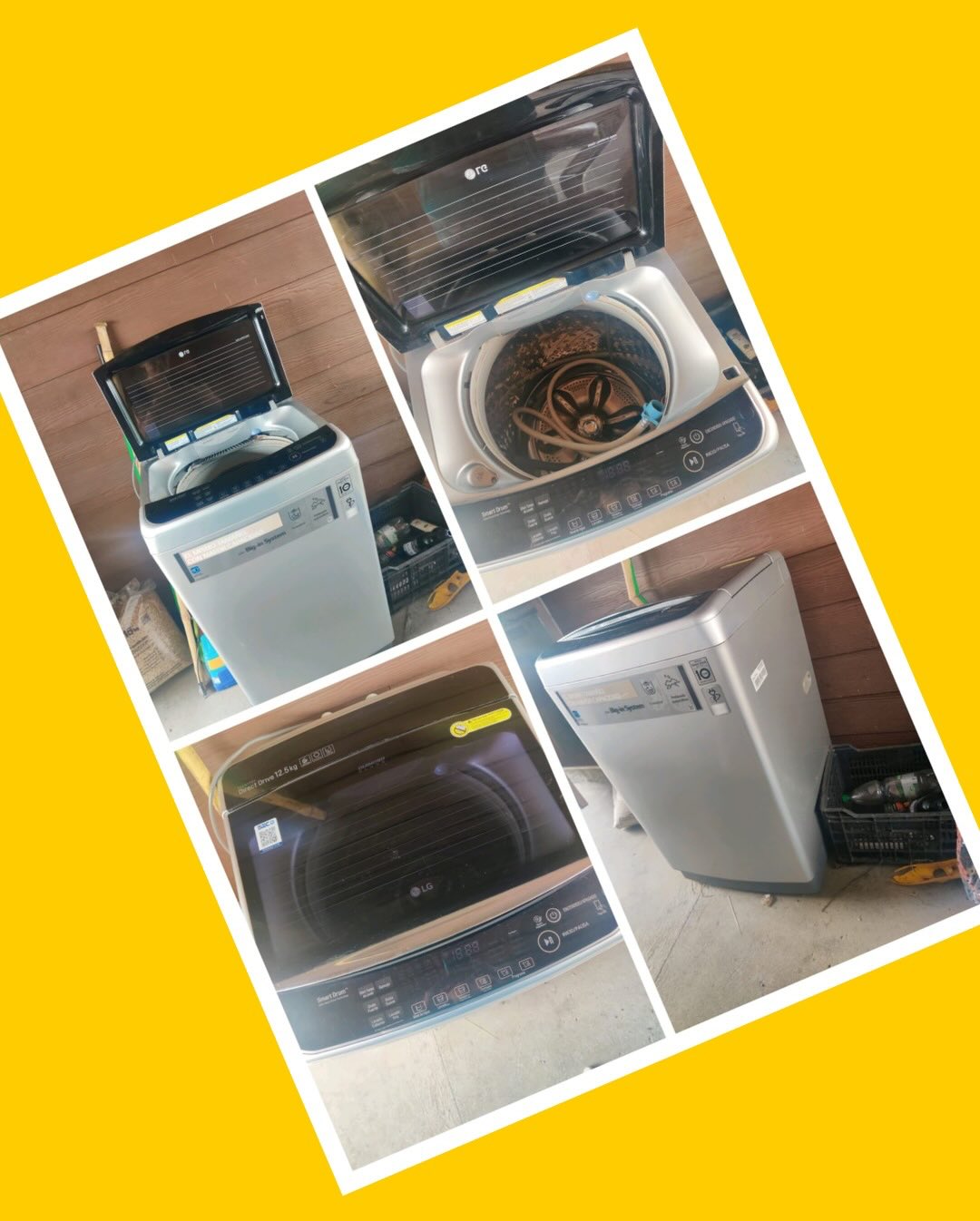 Lavadora 12,5 kilos LG