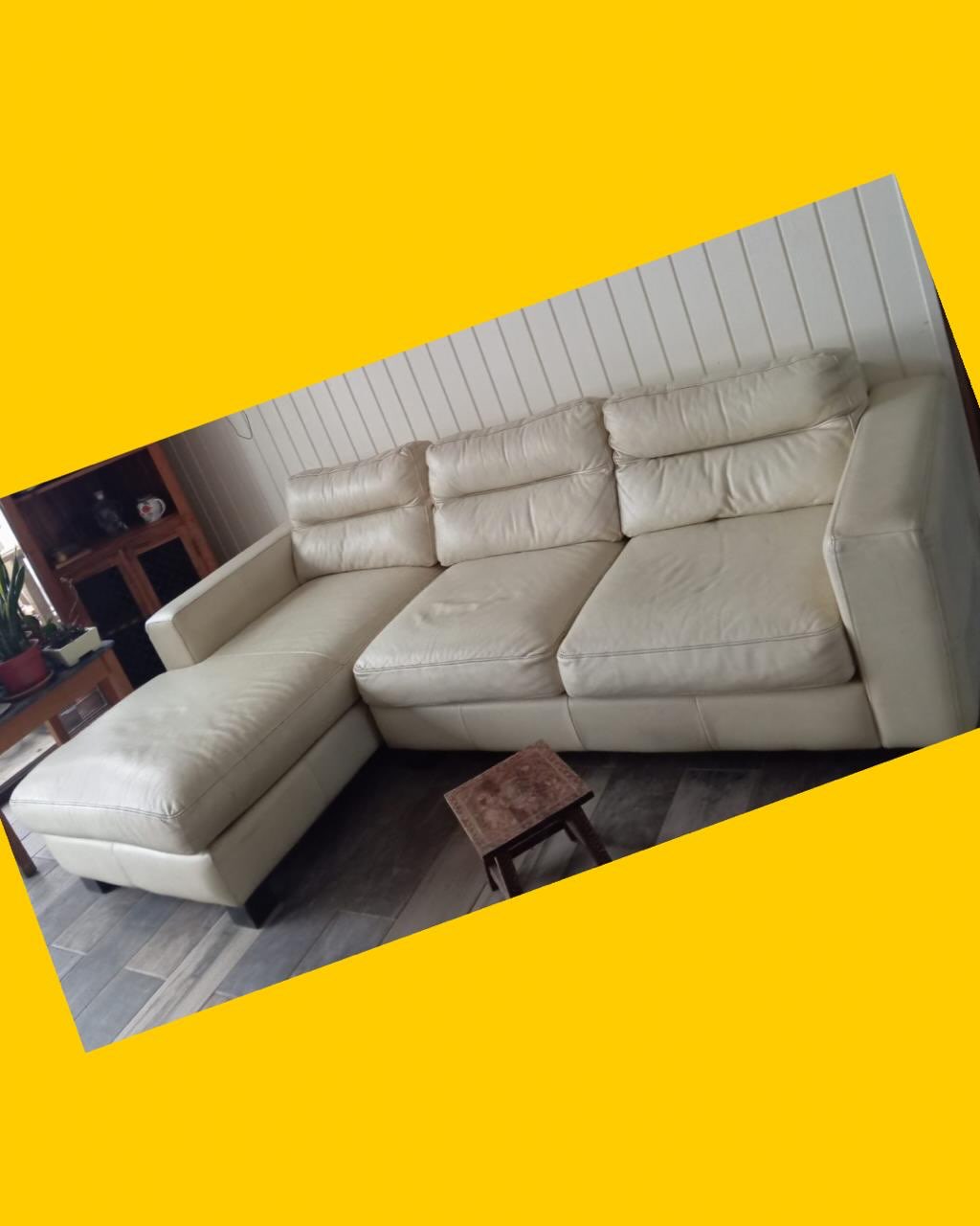 Sofá seccional izquierdo cuero Rosen