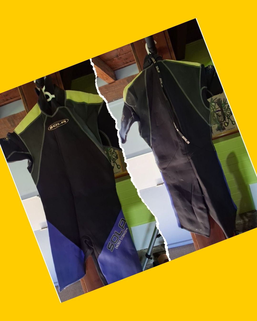 Traje de agua corto hombre Solá