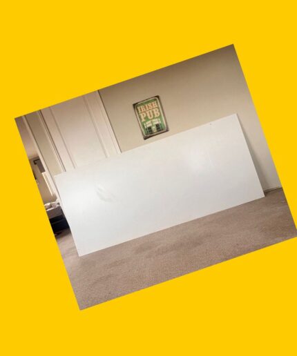 2 planchas de melamina 225 x 100 x 2 cms