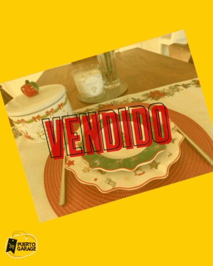 Juego navideño de cerámica