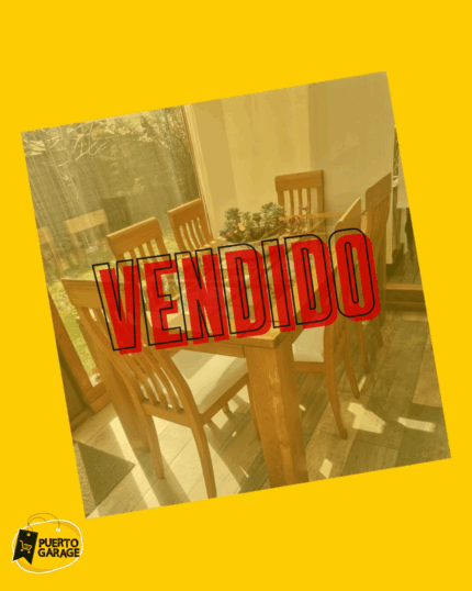 Juego de comedor / 6 sillas