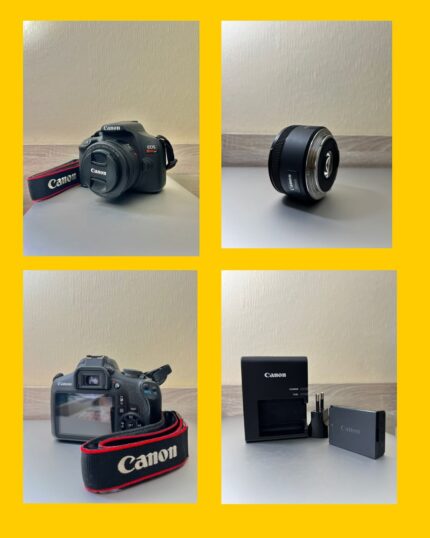 Cámara fotográfica con lente Canon