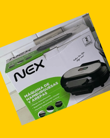 Máquina para hacer hamburguesas y arepas Nex