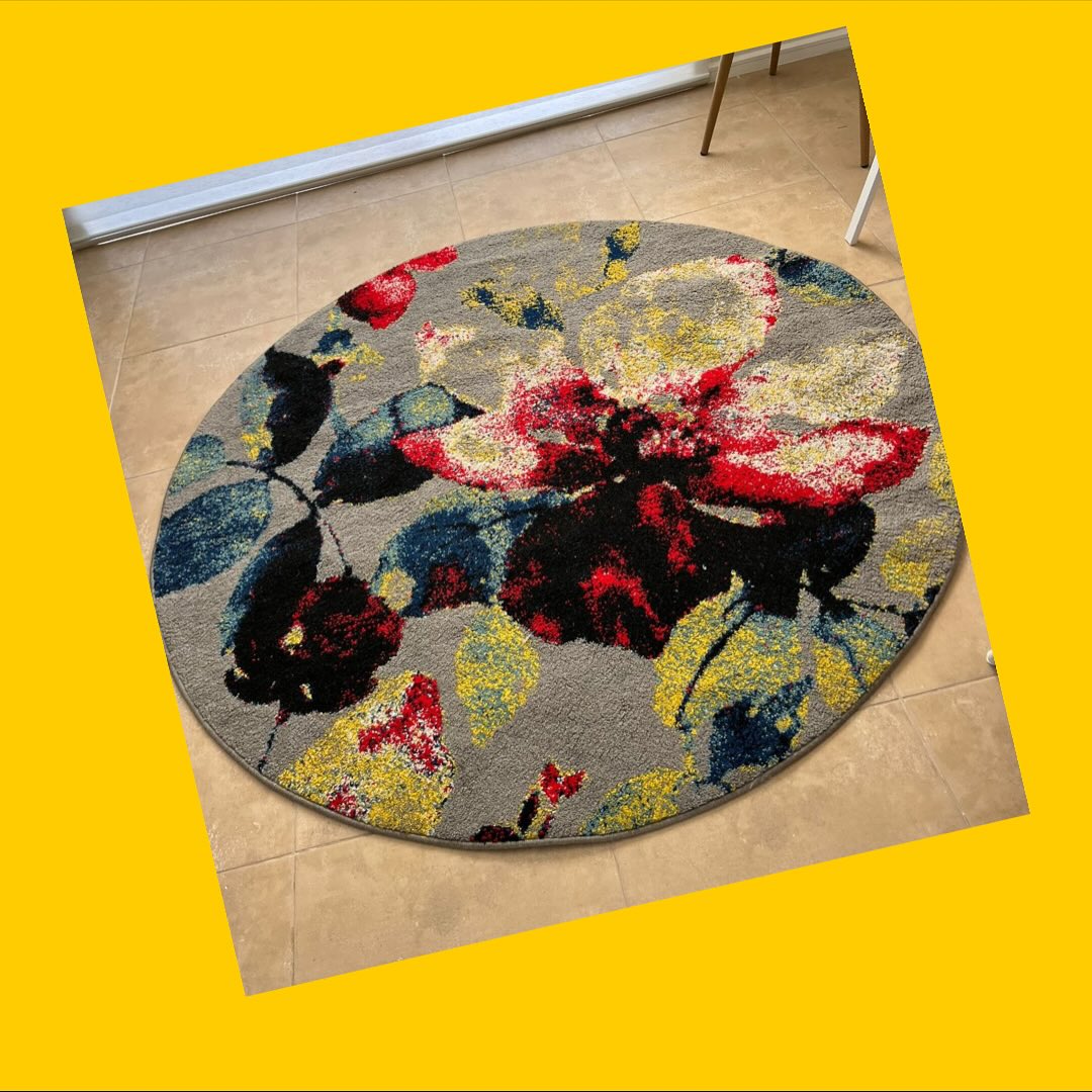 Alfombra redonda