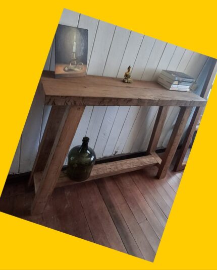 Arrimo rústico de roble